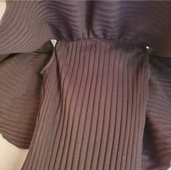 Show Me Your Mumu Lou Bodysuit Womens XSmall Strapless Ruffle Black‎ Ribbed XS - Picture 7 of 16